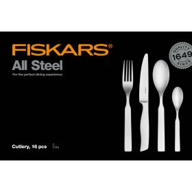 Комплект прибори за хранене Fiskars All Steel 1054778 - ogradina.bg