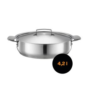 Съд за печене Fiskars All Steel с незалепващо керамично покритие, 28cm - ogradina.bg