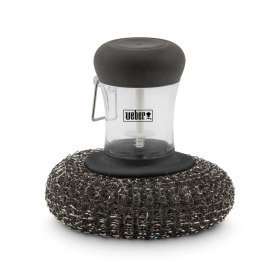 Четка за почистване на планча с метална гъба Weber® 6209 - ogradina.bg