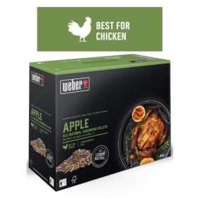 Дървени пелети Weber® Ябълка 8 kg 18291 - ogradina.bg