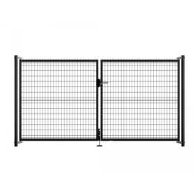 Двукрила оградна врата EGIDIA N3D Hot Dip Galvanized, H = 1.53m L = 3.50m 7034725 - ogradina.bg