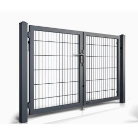 Двукрила оградна врата IDEAL 2D H=1.60, 1.80, 2.0 m L=3.0, 4.0 m - ogradina.bg