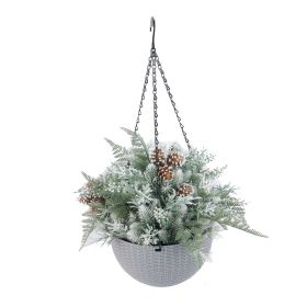 Външна украса висяща кошница SNOWLINE H=30 cm 172042A - ogradina.bg