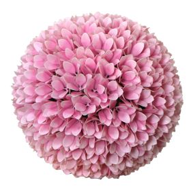 Декоративна топка розова ХОРТЕНЗИЯ UV ∅27 cm 185027D - ogradina.bg