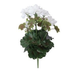 Букет от изкуствено бяло МУШКАТО UV H=49 cm MZ 187190E - ogradina.bg