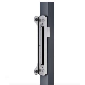 Насрещник SFKM Locinox с основа за вграждане и регулируема стоп планка за брави Fortylock, Fiftylock и Sixtylock - ogradina.bg