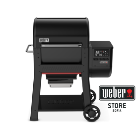 Барбекю на пелети Weber® Searwood 1500133 - ogradina.bg