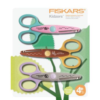Детски декоративни ножици Fiskars Kidzors™, 3 броя - ogradina.bg
