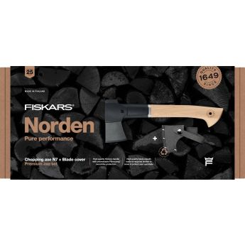 Къмпинг сет: Брадва за къмпинг Norden N7 + предпазител за острието