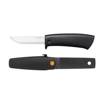 Строителен нож с вградено точило Fiskars PRO 1023617 - ogradina.bg