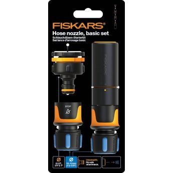 Комплект 1/2" струйник и конектори (бързи връзки) Fiskars - ogradina.bg