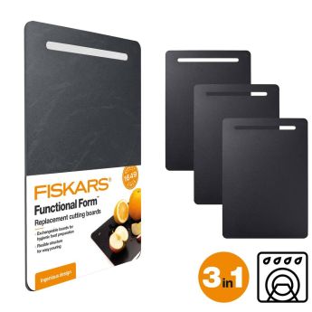 Комплект дъски за рязане Fiskars Functional Form 3 броя 1059231 - ogradina.bg