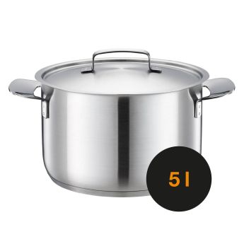 Тенджера Fiskars All Steel, 5.0 l - ogradina.bg