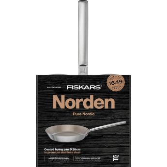 Тиган Fiskars Norden с незалепващо керамично покритие, 26 cm - ogradina.bg