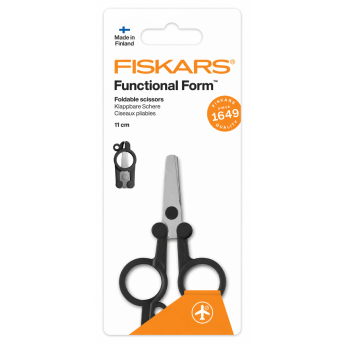 Сгъваема ножица за пътуване Fiskars ReNew 11 cm 1075352 - ogradina.bg