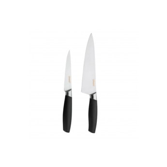 Комплект ножове Fiskars Functional Form+ Chef's starter pack, 2 броя - ogradina.bg