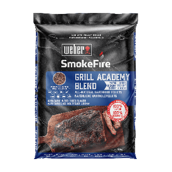 Дървени пелети Weber Grill Academy Blend (клен, хикория, череша) 9 kg - ogradina.bg