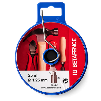 Тел на ролка BETAFENCE ∅ 1.25 mm, L=25 m, поцинкована 011517 - ogradina.bg