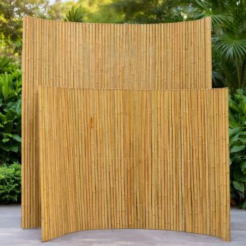 Естествено покривало за огради, балкони и тераси БАМБУК 1.5x2.0 m UNB 8124 - ogradina.bg