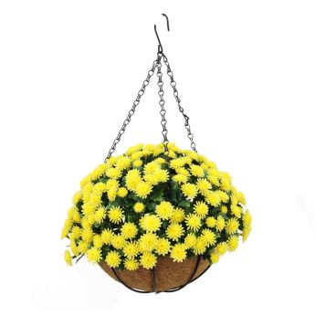 Декоративна висяща кошница ХРИЗАНТЕМА UV ∅36 cm MZ 172005C - ogradina.bg