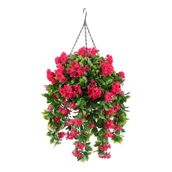 Декоративна висяща кошница цикламен ЛЮЛЯК UV ∅36 cm MZ 172016R - ogradina.bg