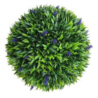 Декоративна топка ЛАВАНДУЛА UV ∅33 cm 185008A - ogradina.bg