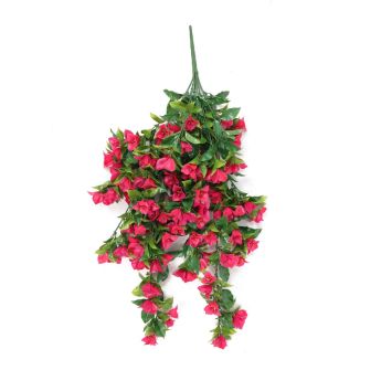 Висяща изкуствена клонка цикламена БУГЕНВИЛЕЯ UV H=92 cm MZ 187045E - ogradina.bg