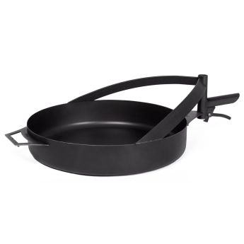 Стоманен тиган с дръжка за огнища Cook King BANDITO и MONTANA X, ∅ 50 cm 121206 - ogradina.bg