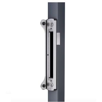 Насрещник SFKM Locinox с основа за вграждане и регулируема стоп планка за брави Fortylock, Fiftylock и Sixtylock - ogradina.bg